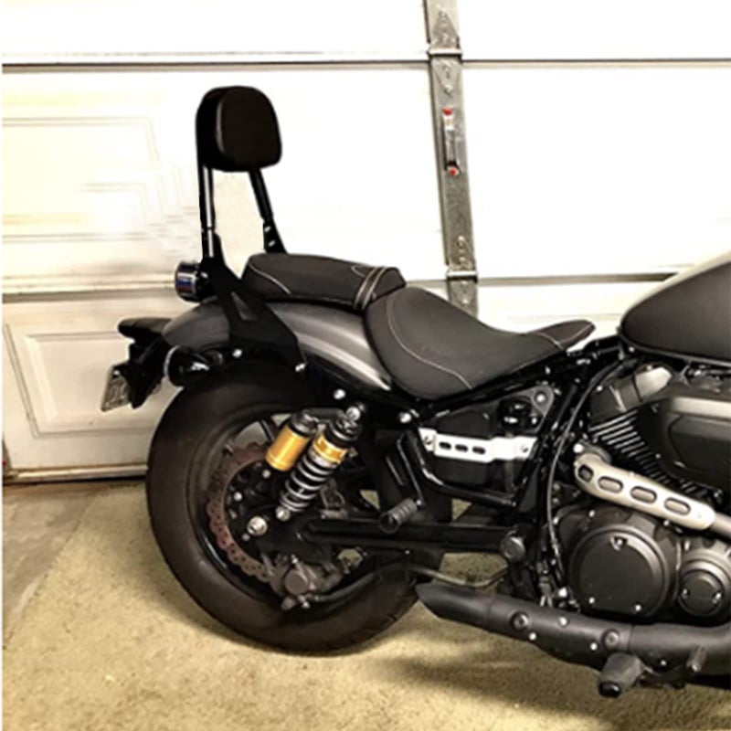 COBIKE Detachable Backrest Sissy Bar With Pad Replacement For Yamaha Bolt XV950 XVS950 2013 2014 2015 2016 2017 2018 2019 (For Yamaha Bolt A) - Image 2